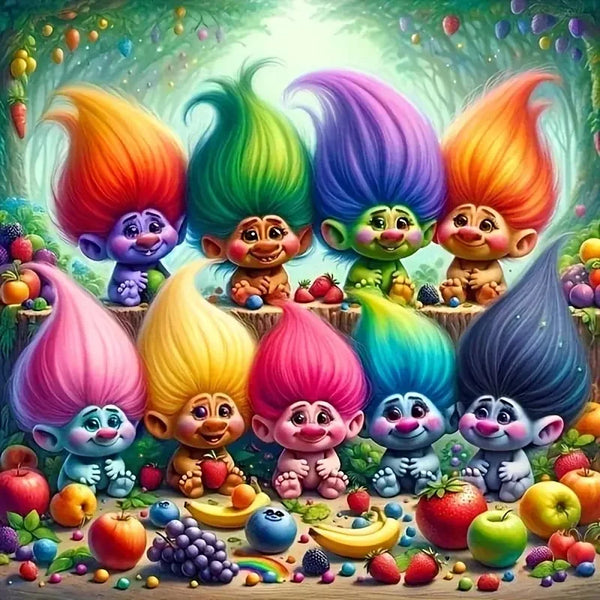 Trolls Diamond Painting