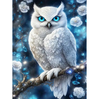 White Owl Diamond Painting