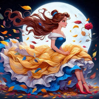 Moonlight Princess Belle Diamond Painting