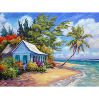 Beach Cottage Diamond Painting