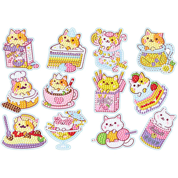 Cat Diamond Painting Stickers Set #1