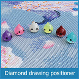 Glitter Drop Magnetic Diamond Painting Cover Minders