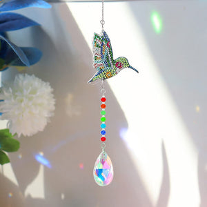 Hummingbird Diamond Painting Suncatcher