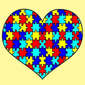 Puzzle Heart Diamond Painting