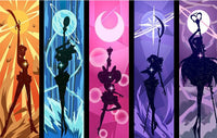 Sailor Moon Silhouette Diamond Painting