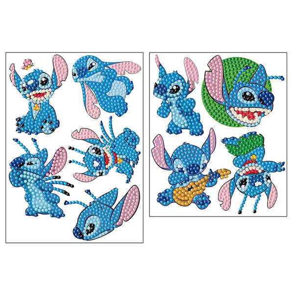 Stitch Diamond Painting Sticker Set #1