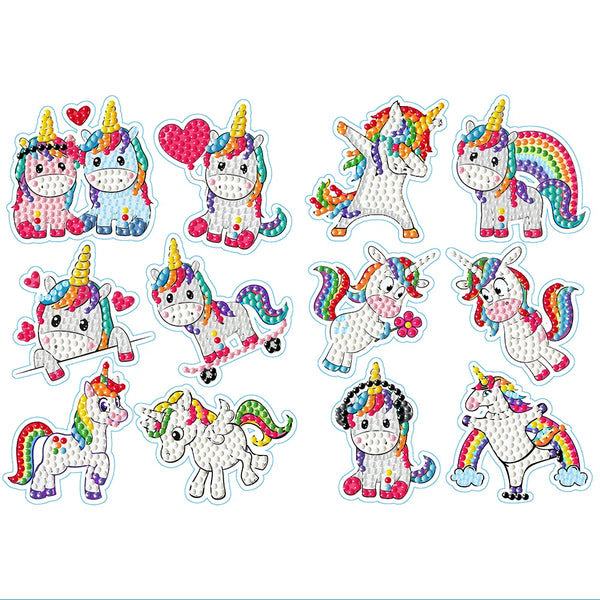 Unicorn Diamond Painting Stickers