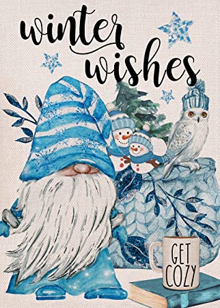 Winter Wishes Gnome Diamond Painting