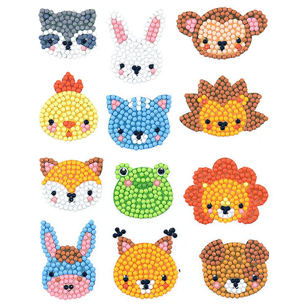 Animal Diamond Painting Stickers